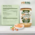 PB&Me Natural Powdered Peanut Butter - Gluten Free, High Protein, Less Calorie Peanut Butter for Smoothie And Protein Shake Add Ins- 87% Less Fat than Creamy Peanut Butter - No Sugar, 200G - Image 3