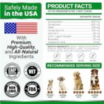 YUMA'S Glucosamine for Dogs - Hip and Joint Supplement for Dogs - 170 Ct - Glucosamine Chondroitin Chews - Joint Pain Relief Supplement with MSM - Advanced Health - Mobility Support - Made in USA - Image 6