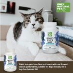 Only Natural Pet Brewer's Yeast & Garlic Chewables - All-Natural Flea & Tick Prevention for Dogs - Fortified with B Vitamins - Promotes Healthy Skin & Coat - 300 Count Tablet - Image 6