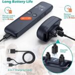 Dog Shock Collar, Electric Dog Training Collar with Remote 2680FT for 2 Dogs, IPX7 Waterproof Vibrating Dog Collar with 4 Training Modes, Rechargeable E-Collar for All Breeds, Sizes - Image 5