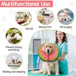 Dog Cone Collar for Small Medium Large Dogs for After Surgery, Pet Inflatable Neck Donut Collar Soft Protective Recovery Cone for Dogs and Cats - Alternative E Collar Does not Block Vision - Pink,S - Image 6