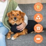 Suitical Recovery Suit Dog, XXX-Small, Black - Image 8