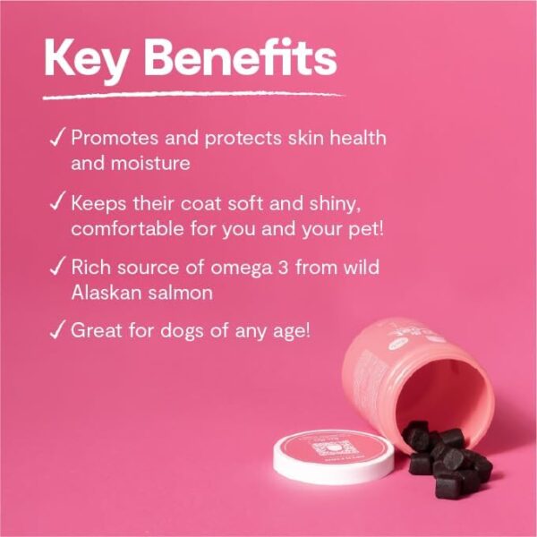 Open Farm Skin & Coat Chews, Dog Supplement, Dog Vitamins, Supports a Soft and Shiny Coat Using Traceable and Vet-Approved Ingredients, 12.7 oz, 90 Count - Image 3