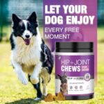 Glucosamine for Dogs 200pcs Joint Support Supplement Dog Hip and Joint Chondroitin Chews Treats with MSM Hemp Dog Joint Pain Relief Mobility Supplements Chicken Flavor Fit All Large Small Medium Breed - Image 2