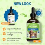 Life Gold for Dogs - Supports Detoxification, Immune System Health, Antioxidants - Vet-Formulated Herbal Supplement – 4 oz (118 ml) - Image 6