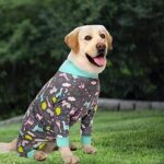 Dog Recovery Suit for Dogs After Surgery Female Male Medium Large Dog Neuter Spay Onesie for Shedding Prevent Licking Surgical Wound Dog Cone Alternative Giraffe - Image 5