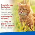 Plus Flea & Tick Spray with Precor For Dogs and Cats; Kills Fleas, Flea Eggs, Flea Larvae, Ticks, and Repels Mosquitoes For Up To 2 Weeks; Controls Flea Reinfestation For Up To 2 Months; 16 Oz - Image 5