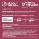 Fidobiotics - Meowbiotics Hairball Buster Powder for Cats with Probiotics 2 Billion CFU Smoked Fish Chowdah Flavor - 30 Serving(s) - Image 7