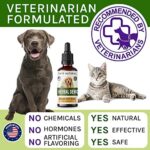 Liquid Herbal Cleanse for Cats and Dogs - Homeopathic Control for Pets of All Breeds and Sizes - Puppy and Kitten - USA-Sourced Ingredients - Preventative or Reactive - 2oz - Image 3