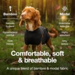 PupShield - Dog Surgery Recovery Suit Male and Female - All Dog Sizes - Easy to Use Anti Licking Design Breathable Comfortable - Spay & Neuter Recovery Suit - Surgical Onesie - Cone Alternative - Image 6