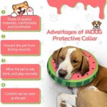 Dog Cone Collar for Small Medium Large Dogs for After Surgery, Pet Inflatable Neck Donut Collar Soft Protective Recovery Cone for Dogs and Cats - Alternative E Collar Does not Block Vision - Pink,S - Image 2