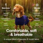 PupShield - Dog Surgery Recovery Suit Male and Female - All Dog Sizes - Easy to Use Anti Licking Design Breathable Comfortable - Spay & Neuter Recovery Suit - Surgical Onesie - Cone Alternative - Image 6