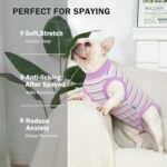 Sebdtico Recovery Suit for Dogs,Dog Surgery Suit Female Spay,Soft Dog Onesie for Surgery Female,Dog Cone Alternative Surgical Recovery Suit Female,Abdominal Wounds Licking Anti Suit for Dogs - Image 2