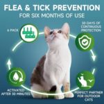 Flea Treatment for Cat Flea and Tick Prevention for Cats Kitten, 6-Month Supply, Cat Flea Treatment & Control, Repellent, Fast Acting Topical Drops for Cats, Over 1.5 lbs, 24-Hour Protect - Image 4