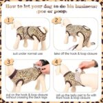 Kuoser Dog Surgery Recovery Suit, Recovery Suit for Female Male Dogs, Dog Onesie After Surgery Spay Neuter, Anti-Licking Pet Surgical Recovery Snugly Suit, Bodysuit for Abdominal Wounds Skin Disease - Image 6