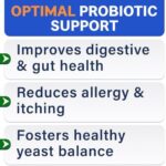 BARK&SPARK Dog Probiotics & Digestive Enzymes (Gut Health) Allergy & Itchy Skin - Pet Diarrhea Gas Treatment Upset Stomach Relief Pill, Digestion Health Prebiotic Supplement Tummy Treat (120Ct Bacon) - Image 2