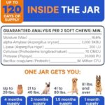BARK&SPARK Dog Probiotics & Digestive Enzymes (Gut Health) Allergy & Itchy Skin - Pet Diarrhea Gas Treatment Upset Stomach Relief Pill, Digestion Health Prebiotic Supplement Tummy Treat (120Ct Bacon) - Image 7