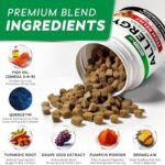StrellaLab Dog Allergy Relief & Anti Itch Support Chews w/Omega 3: Real Ingredients, Real Taste! Skin & Coat Immune Supplement w/Fish Oil, Pumpkin & Enzymes — Developed by Experts - Made in USA -240Ct - Image 3