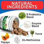 No Poo Chews for Dogs - Coprophagia & Stool Eating Deterrent with Probiotics, Digestive Enzymes & Breath Aid Support - Stop Dog Poop Eating - Made in USA - 120 Soft Chews - Duck Liver - Image 3
