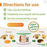 Vetoquinol Pill Wrap Treats for Dogs & Cats – 4oz, 56 servings – Hides Any Size, Shaped Pill – Moist, Flavorful & Shapeable Pill Pocket Paste – Easy-to-Swallow Masking Pill Pouch for Training & Treats - Image 4