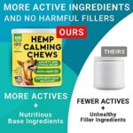 BARK&SPARK Calming Hemp Treats for Dogs - Made in USA with Hemp Oil - Anxiety Relief - Separation Aid - Stress Relief During Fireworks, Storms, Thunder - Aggressive Behavior, Barking - 120 Soft Chews - Image 4