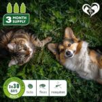 Flea and Tick Prevention for Small Dogs & Cats, Rabbits - Natural Flea Treatment & Pest Control - Topical Flea & Mosquito Repellent for Puppy and Kitten - All Pets - Image 3