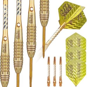 Unicorn Steel Tip Darts Barrels Only | John Lowe World Champion Purist Player Development Lab | 90% Golden Tungsten Barrels | 21g, 23g or 25g