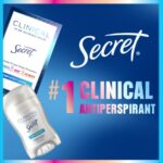 Secret Clinical Strength Antiperspirant Deodorant for Women, 3X Stress Protection, 72hr Sweat & Odor Protection, PH Balancing Minerals, Invisible Solid, Completely Clean Scent, 2.6 oz - Image 6