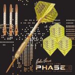 Unicorn Steel Tip Darts Barrels Only | John Lowe World Champion Purist Player Development Lab | 90% Golden Tungsten Barrels | 21g, 23g or 25g - Image 2