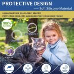 4 Pack Flea Collar for Cats, 32 Months Flea and Tick Prevention for Cats, Waterproof Cat Flea Collar, Natural Cat Flea and Tick Treatment, Adjustable Flea and Tick Collar for Cats Kittens(Pink&Purple) - Image 5