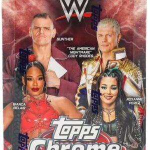 2025 Topps Chrome WWE Wrestling Sealed Hobby Box (2 Autograph/Box)