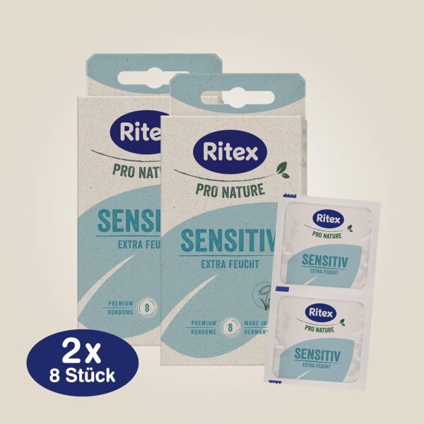 Ritex Pro Nature Sensitive Condoms - Naturally Extra Moist - Sustainable Fair Made in Germany, Pack of 16  Amazon.de Health & Personal Care - Image 23