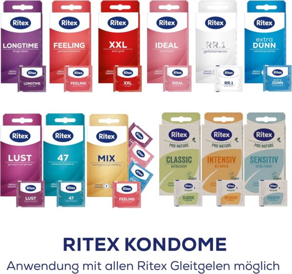 Ritex Pro Nature Sensitive Condoms - Naturally Extra Moist - Sustainable Fair Made in Germany, Pack of 16  Amazon.de Health & Personal Care - Image 9