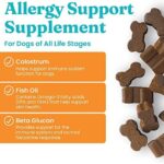Solid Gold Dog Allergy Chews - Itch Relief with Wild Alaskan Salmon Oil, Colostrum & Beta Glucan - Anti-Itch for Seasonal Allergies - Bacon Flavor - 60 Count - Image 2